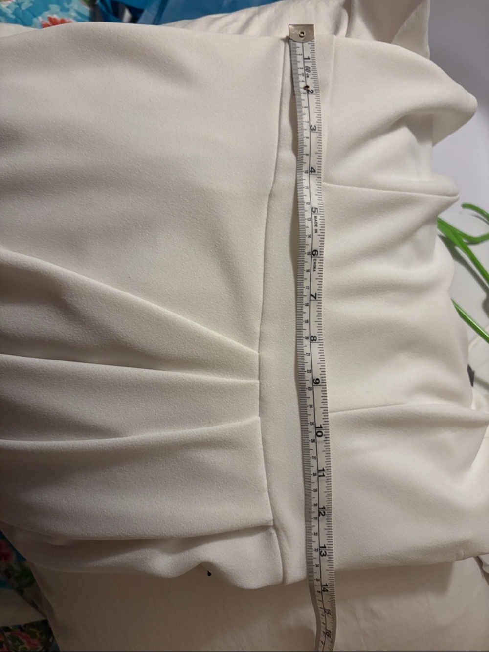 BHLDN Ivory Strapless V-Neck Maxi Dress - Picture 4 of 4
